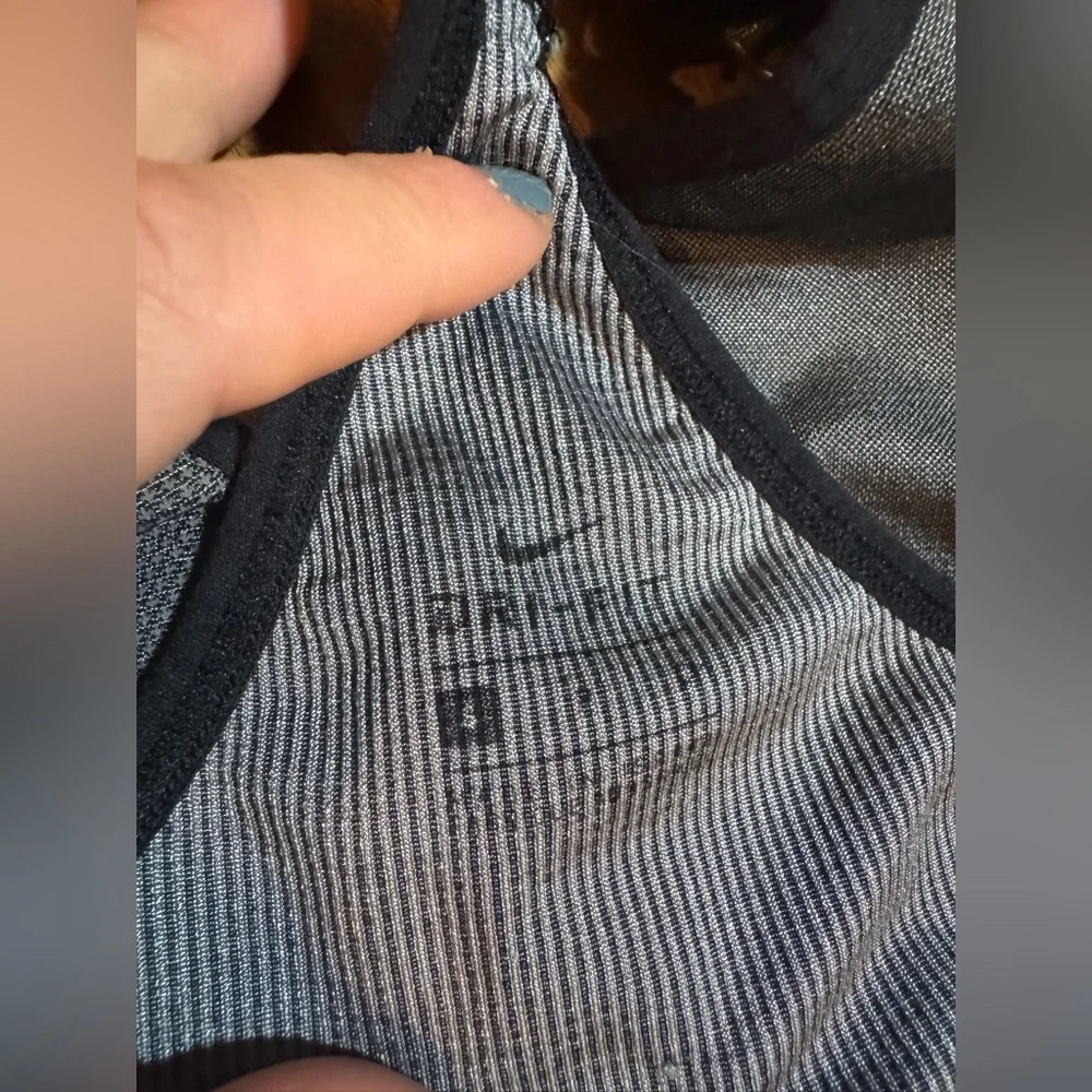 Nike Dri-fit Gray Crop Top Bra